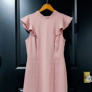 Adelyn Rae Pink Ruffle Dress